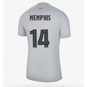 Barcelona Memphis Depay #14 Tredje Tröja 2022-23 Kortärmad